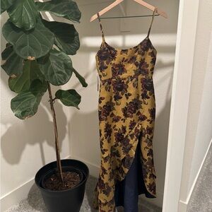 NWT Anthropologie Floral High Low Sundress with Spaghetti Straps